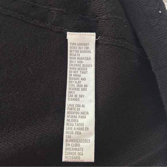 Jones New York Black Beaded Knit Sweater Vintage Pullover Plus size 3X - Picture 13 of 14